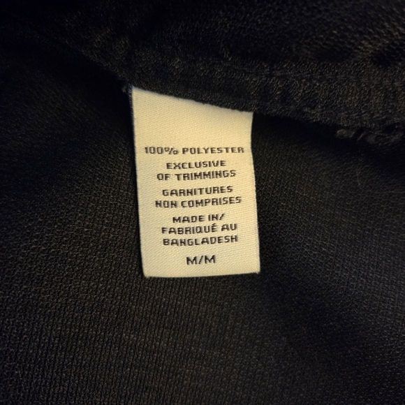 Denver Hayes Black Casual Button Down Shirt With Embroidery Size Med - Picture 4 of 5